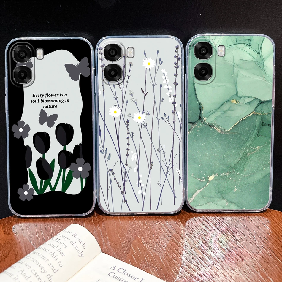 Para OPPO A6 A6X funda de teléfono ligera de Color degradado para OPPO A 6 fundas protectoras traseras anticaída de silicona transparente suave - imagen 3