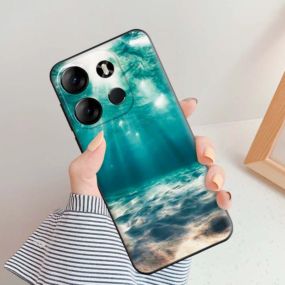 Funda de silicona con dibujos de animales para Tecno Spark GO 2023, carcasa de silicona, parachoques de TPU, 2023 - imagen 4