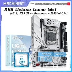 Machinist U9 X99 C612, placa base LGA 2011-3 DDR4