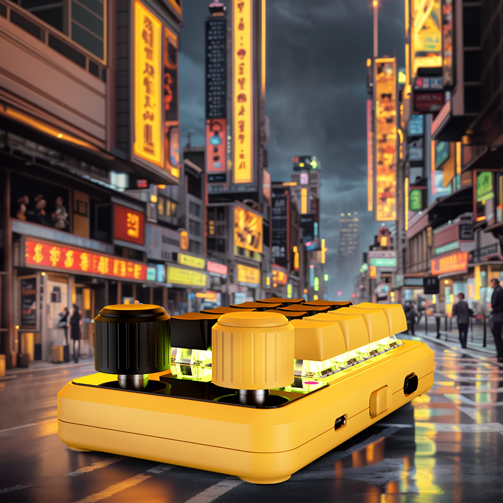 Teclado con perilla personalizada Macro de programación RGB, 3 teclas, copia de pasta, Mini botón, teclado para juegos de Photoshop, Macropad mecánico Hotswap - imagen 5