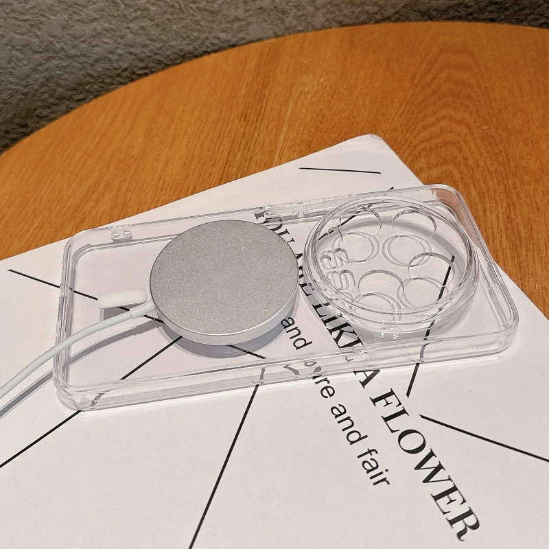 For Magsafe-fundas transparentes de lujo para For Xiaomi Mi 14, 13, 12 Ultra, 13t, 12t Pro, carga inalámbrica magnética, accesorios de cubierta a prueba de golpes - imagen 5
