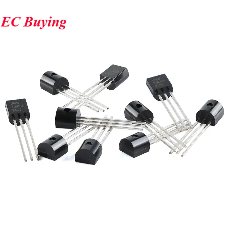10 uds/1 unidad TMP36GT9Z TMP36 TMP36GZ TO-92 Sensor de temperatura Digital - imagen 2
