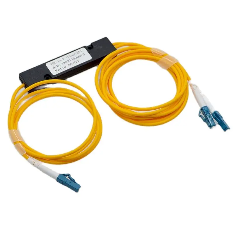 10 Uds nuevo LC/UPC 1:2 divisor de fibra óptica 50:50 tipo cónico de modo único caja cónica divisor de fibra óptica LC envío gratis - imagen 5
