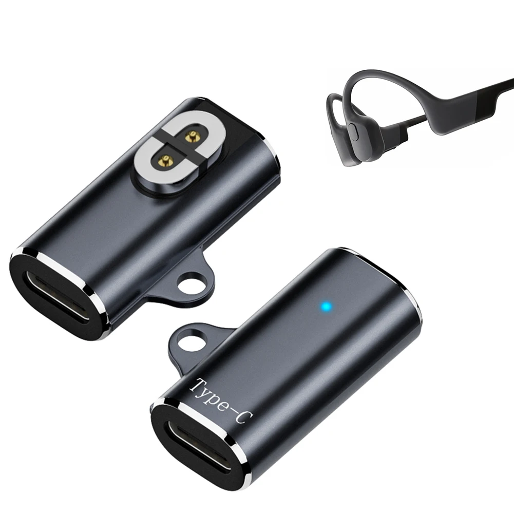 Adaptador de Cable de carga USB C para iOS a magnético, Cable de cargador de flexión de 90 grados, convertidor magnético para postshokz - imagen 3