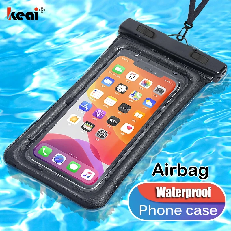 Funda de teléfono impermeable Universal IP68, bolsa a prueba de agua, cubierta de natación para iPhone 13, 12, 11 Pro Max, X, XS, Samsung S22 Ultra, Xiaomi, Huawei - imagen 2