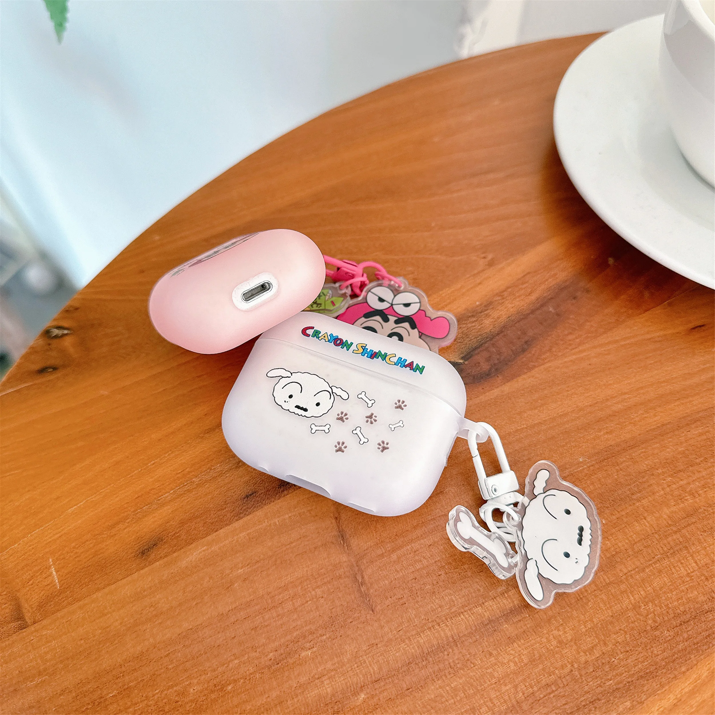 Para Airpods 1 2 3 4 Pro Pro 2 Pro 3 Crayon Dog mate TPU funda para auriculares accesorios cubierta - imagen 5