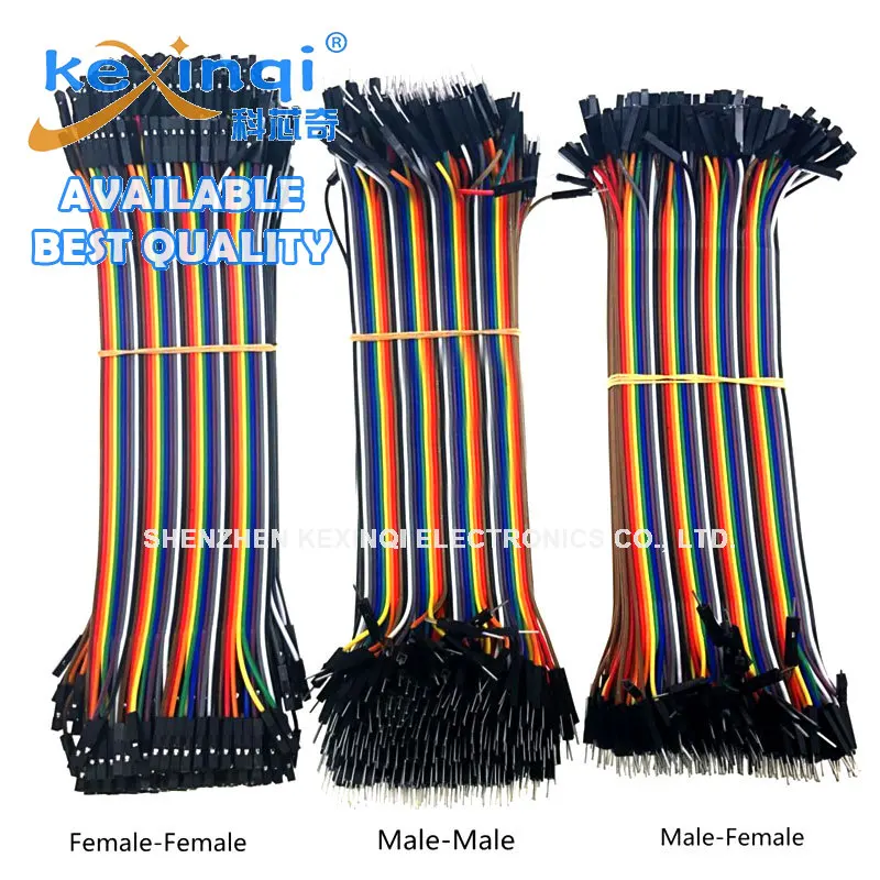 Línea Dupont de 10cm, 15cm, 20cm, 30cm, 40cm, Cable de puente macho/hembra a macho/hembra, Cable Dupont para Arduino, KIT DIY de 40 pines y 2,54mm - imagen 2