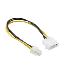 Cable ATX 12V P4 a Molex IDE alimentación CPU extensión