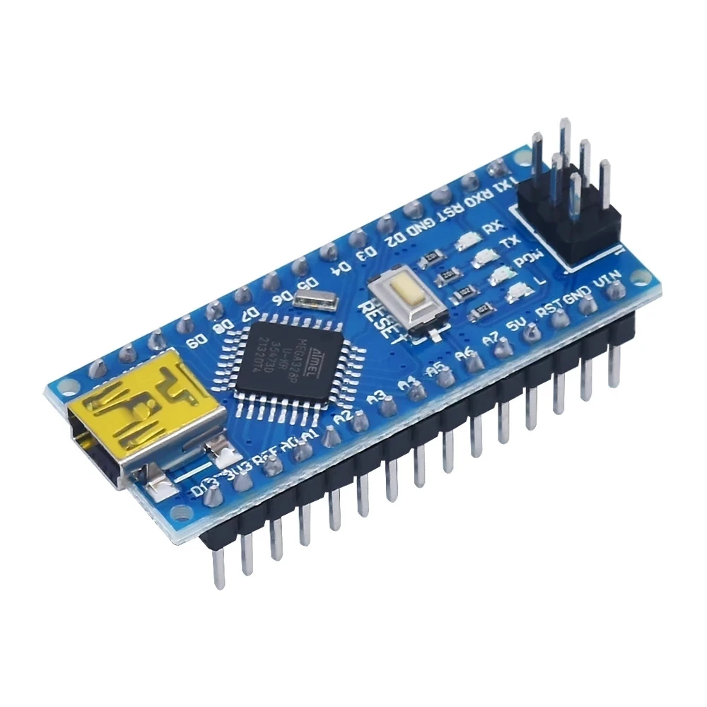 Nano con controlador Nano 3,0 compatible con cargador de arranque para arduino CH340 controlador USB 16Mhz Nano v3.0 ATMEGA328P/168P - imagen 4
