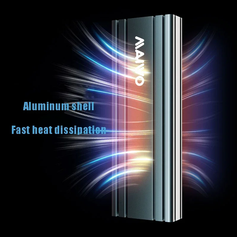 SSD-caja de disco duro Sata de estado sólido 3,0, lectura en línea, carcasa externa M.2, protocolo NVME de aluminio, carcasa de disco duro K1686 2280 - imagen 4