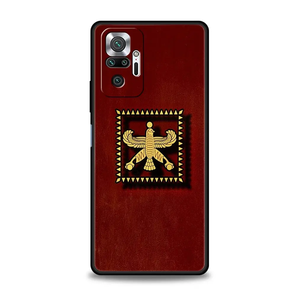 Funda de teléfono con bandera de Irán para Xiaomi Redmi Note 14, 13, 12, 5G, 11, 10 Pro Plus, 4G, 9S, 14C, 13C, 12C, 10C, 9C, 9A, funda suave de TPU - imagen 4