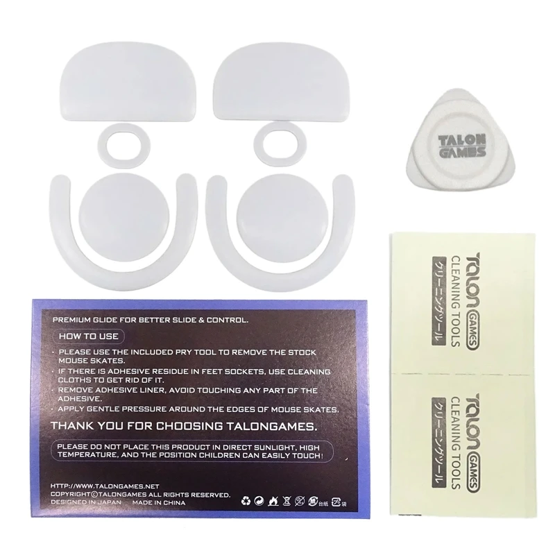 1 paquete pies mouse para gprox superlight 2dex reemplazo mouse pies ratón deslizamiento bordes curvos pies pegatina - imagen 2