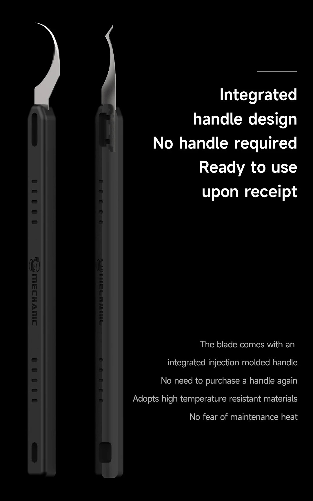 Juego de cuchillas de retrabajo integradas para mecánico QUICK EDGE7, hoja de eliminación de pegamento, raspador de Chip, cuchillo de palanca, herramientas de tallado de pala de Chip de placa base - imagen 4
