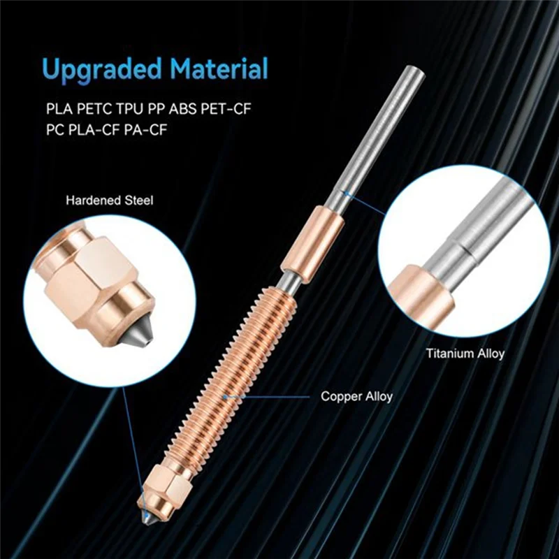 Top-para Creality K2 Plus Kit Hotend de repuesto bloque calefactor extremo caliente para pieza de repuesto de impresora 3D - imagen 3