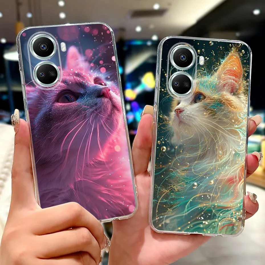 Nuevo diseño de funda de teléfono para Huawei Nova 10 SE 10Pro, funda trasera delgada de TPU transparente para Huawei Nova 10SE Nova10 Pro, fundas de silicona suave - imagen 3
