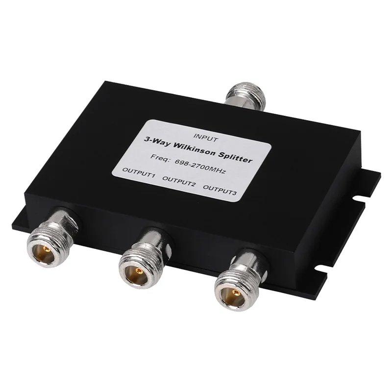 1 unidad de divisor de potencia Wilkinson de 3 vías divisor de Metal 698-2700Mhz Gsm 3G 4G WIFI Lte W-Cdma FDD repetidor de señal móvil - imagen 3