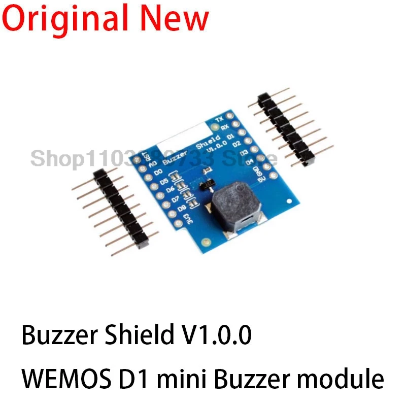 Buzzer Shield V1.0.0 WEMOS D1 mini módulo de zumbador
