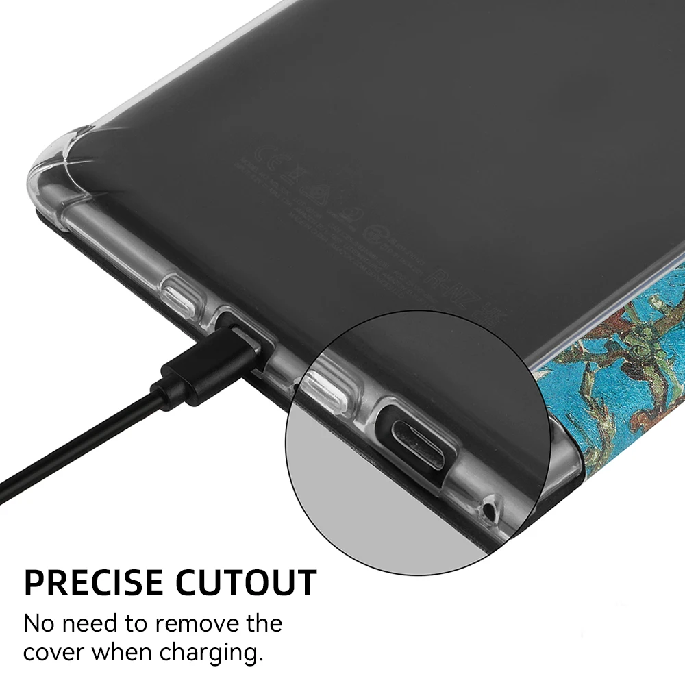 Funda transparente de TPU suave para Kindle Paperwhite Colorsoft 2024, 12. a generación, funda de 7 pulgadas, funda magnética - imagen 3