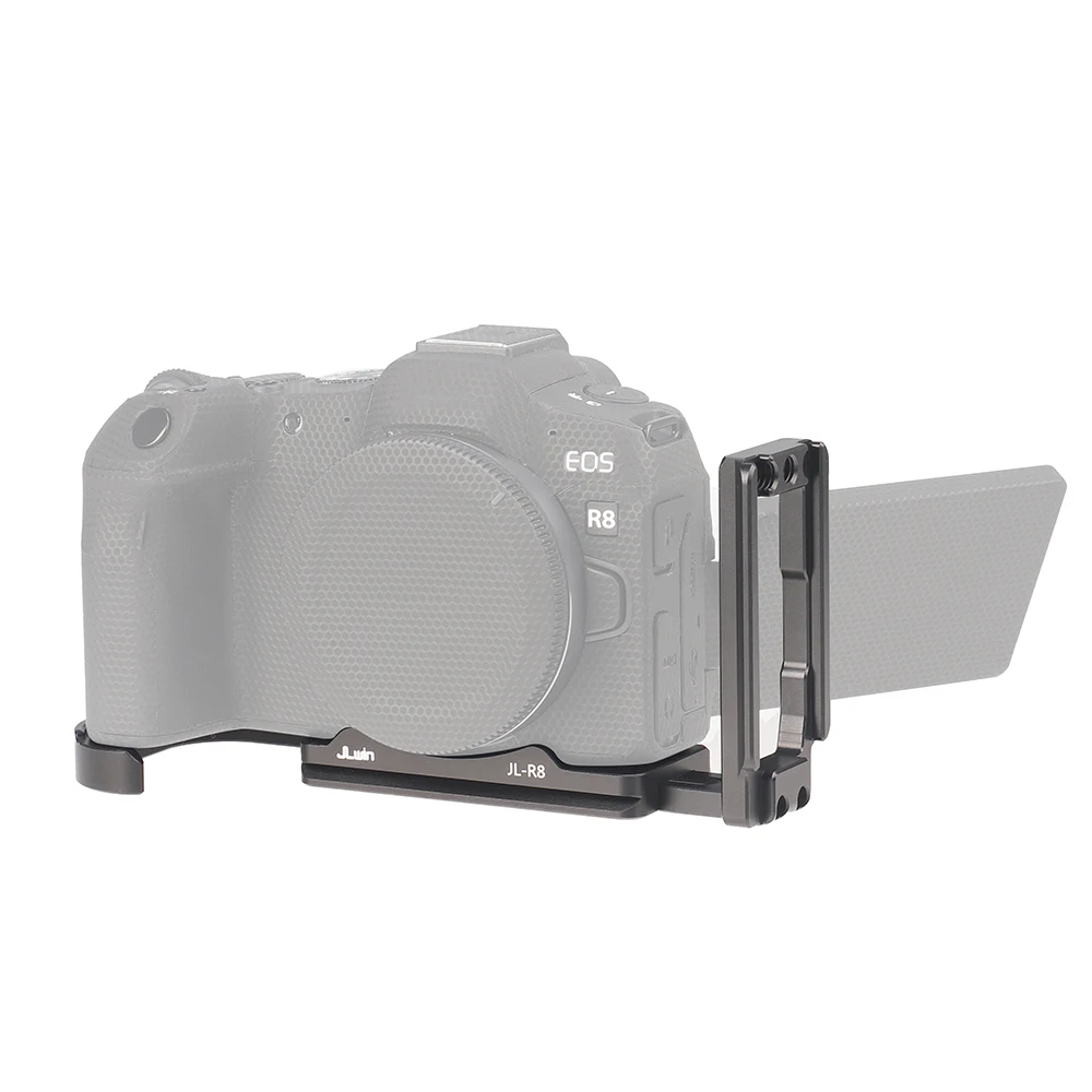 Placa de liberación rápida para Canon EOS R8, estabilizador de cámara EOS RP, mango de raqueta Vertical, soporte de placa L, soporte de trípode de agarre manual - imagen 3