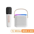 White with 1 Mic