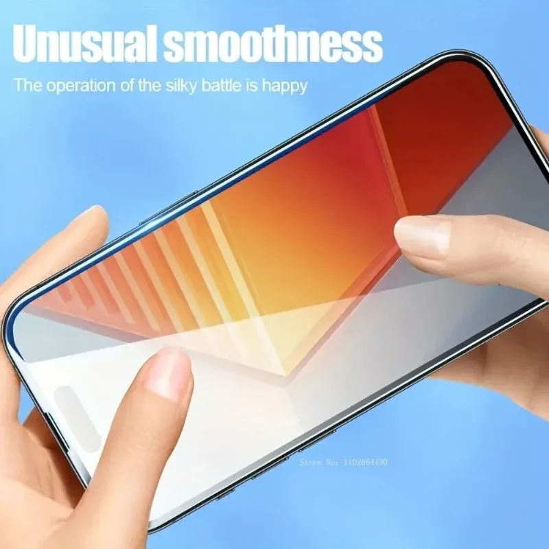 Protector de pantalla antiarañazos para IPhone 17 16 15 14 Pro Max 16e 15 14 Plus 13 12 11 Pro, vidrio templado HD sin polvo, 2 uds. - imagen 3