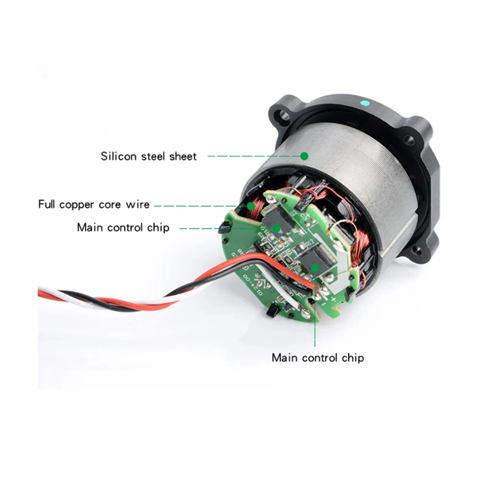 FREEZEMOD Bomba de agua CC sin escobillas 600L/H 9m de elevación alta, con eje de cerámica, puertos múltiples para refrigeración por agua de PC flexible PU-SC600 - imagen 5