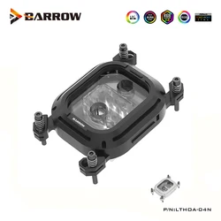 Barrow CPU bloque de agua para AMD AM4 AM3,AM3 + FM2 ARGB enfriador + + 5V 3 pines, blanco negro, LTHOA-04N