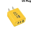Yellow US Plug