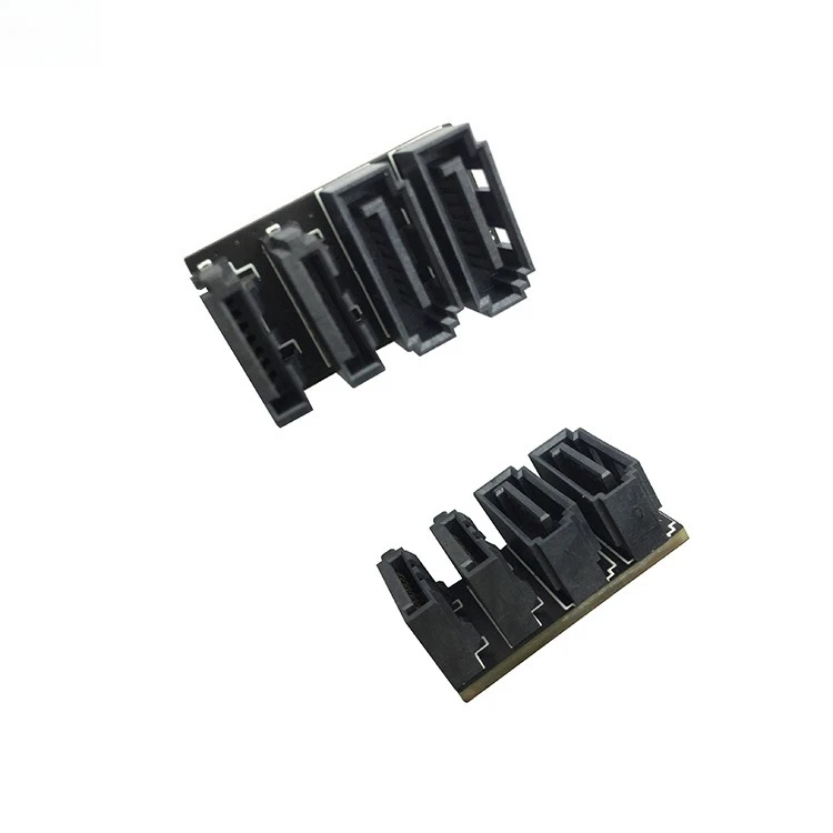 Adaptador de expansión de disco duro de servidor SATA 7P 2 macho a SATA 7P 2 hembra adaptador SATA de velocidad de transferencia 6G - imagen 3