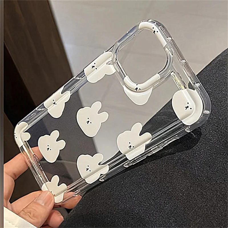 Funda de teléfono con gráfico de gato de dibujos animados para Samsung S24 S22 S23 Ultra S21 S20 FE A54 A34 A53 A32 A52 A14 A33 A55 cubierta a prueba de golpes - imagen 4