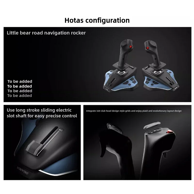WINWING URSA MINOR Joystick Simulador Vuelo para Prepar3D X-Plane - imagen 2