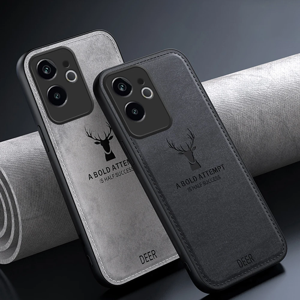 Funda de tela para Oppo Realme GT6 (China), carcasa de silicona mate, protección de cámara completa, lujosa - imagen 2