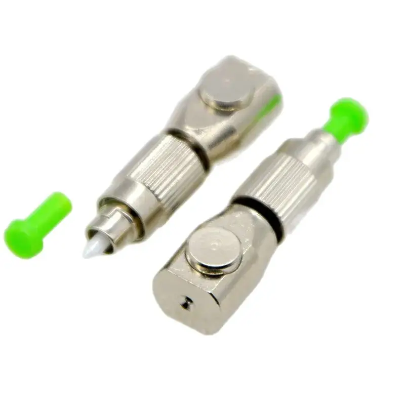 Nuevo conector adaptador de fibra óptica, acoplador de prueba OTDR FC, brida de fibra desnuda redonda plateada, conexión temporal, equipo de repuesto óptico - imagen 4