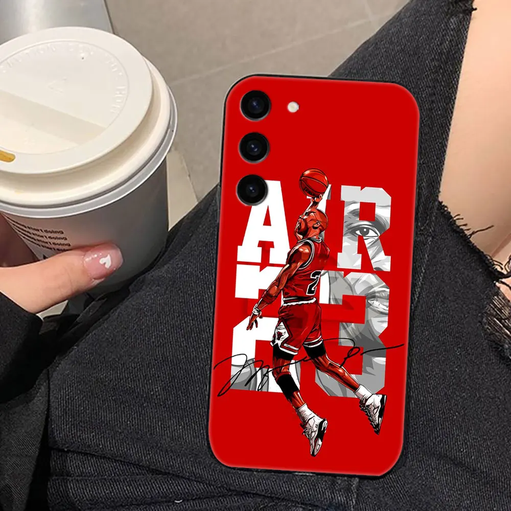 Reproductor de baloncesto 23 Funda de teléfono para Samsung Galaxy S25 S24 S23 S22 S21 S20 FE S10 S9 PLUS ULTRA TPU Funda Capa Shell - imagen 5