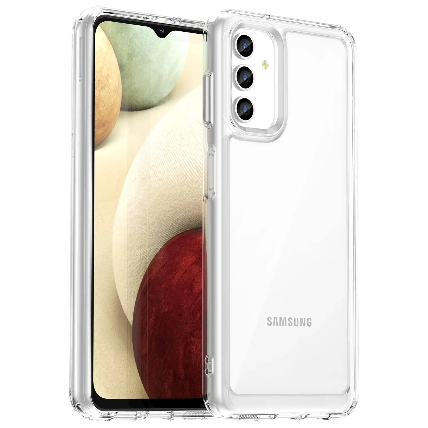 Para Samsung Galaxy A04s Funda transparente para Samsung Galaxy A04s Funda dura translúcida parachoques de teléfono para Samsung A04s - imagen 3