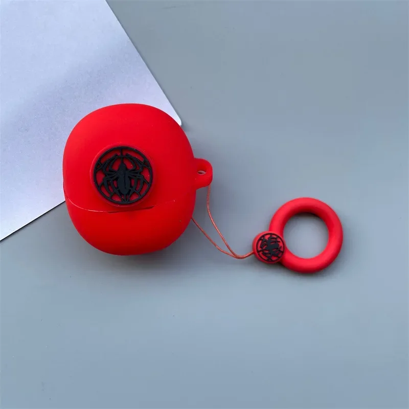 Funda blanda de silicona de dibujos animados DIY para QCY MeloBuds Pro, funda protectora para auriculares Bluetooth inalámbricos verdaderos con llavero - imagen 5