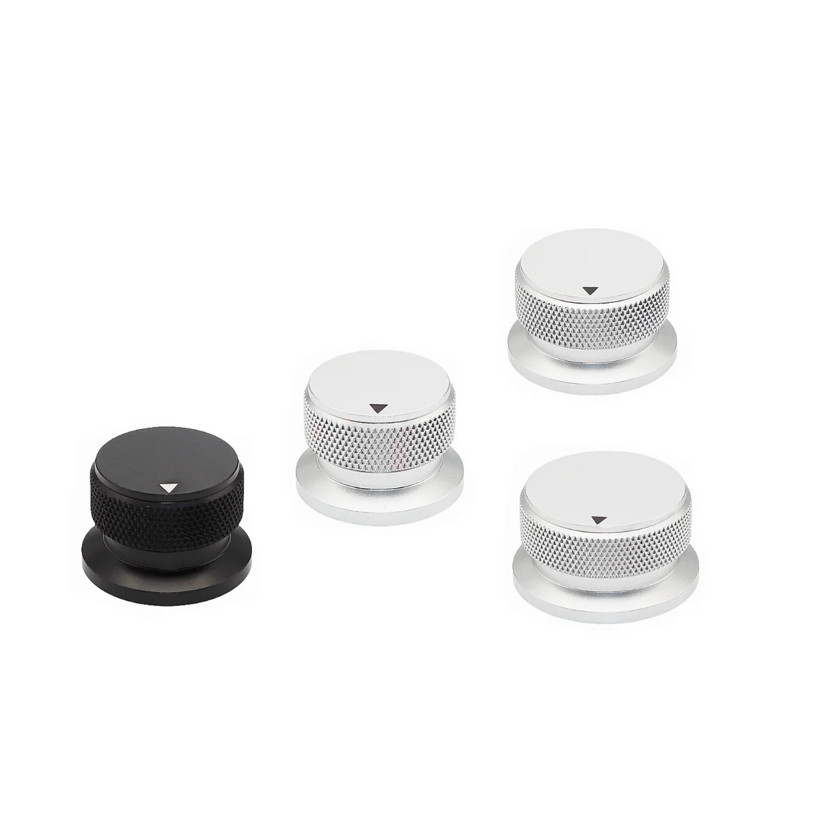 Perilla de chorro de arena totalmente de aluminio en forma de tapa de 30MM 34MM 38MM instrumento en forma de O y tapa de perilla de medidor - imagen 2