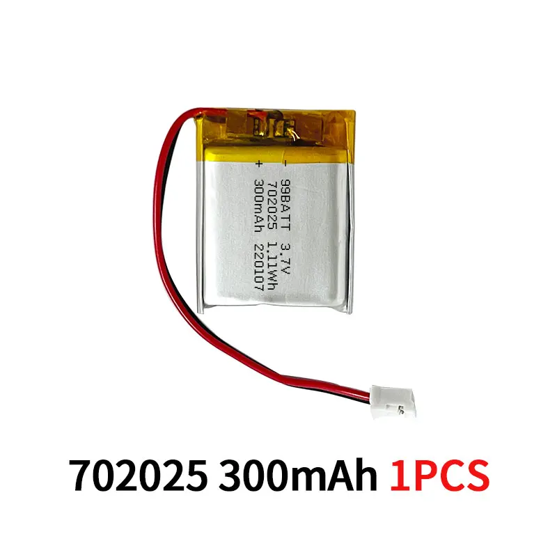 702025 300mAh 1PCS