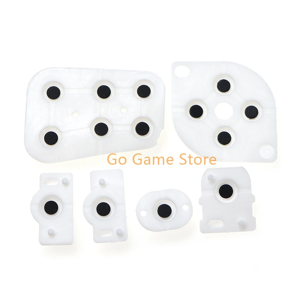 2 set/lote para controlador N64 Joy Pad almohadilla de silicona botón conductor piezas de reparación de goma - imagen 2