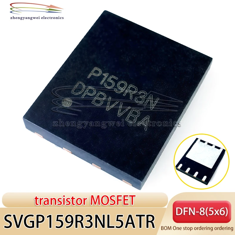 5 uds SVGP159R3NL5ATR código P159R3N SVGP159R3N DFN-8 transistor de canal N MOS transistor de efecto de campo - imagen 2