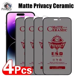 Protector de pantalla cerámico mate para iPhone – Antiespía