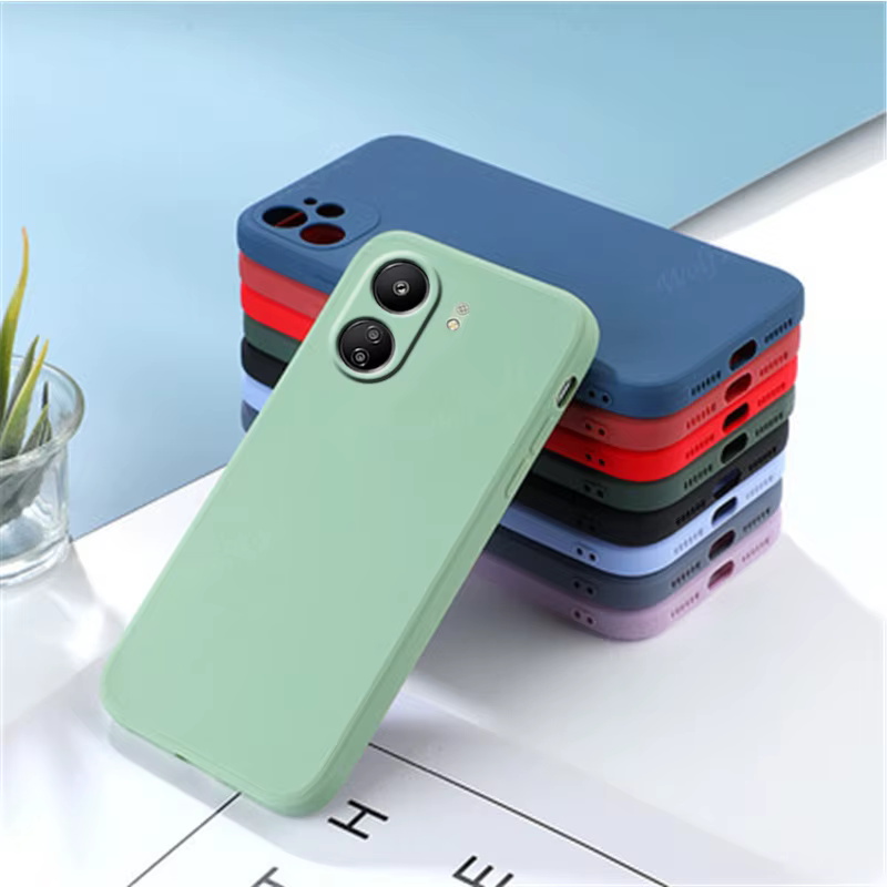 Para Poco C65 funda Xiaomi Poco C65 Capas teléfono parachoques trasero silicona líquida a prueba de golpes TPU funda suave Poco C65 C 65 Fundas - imagen 4
