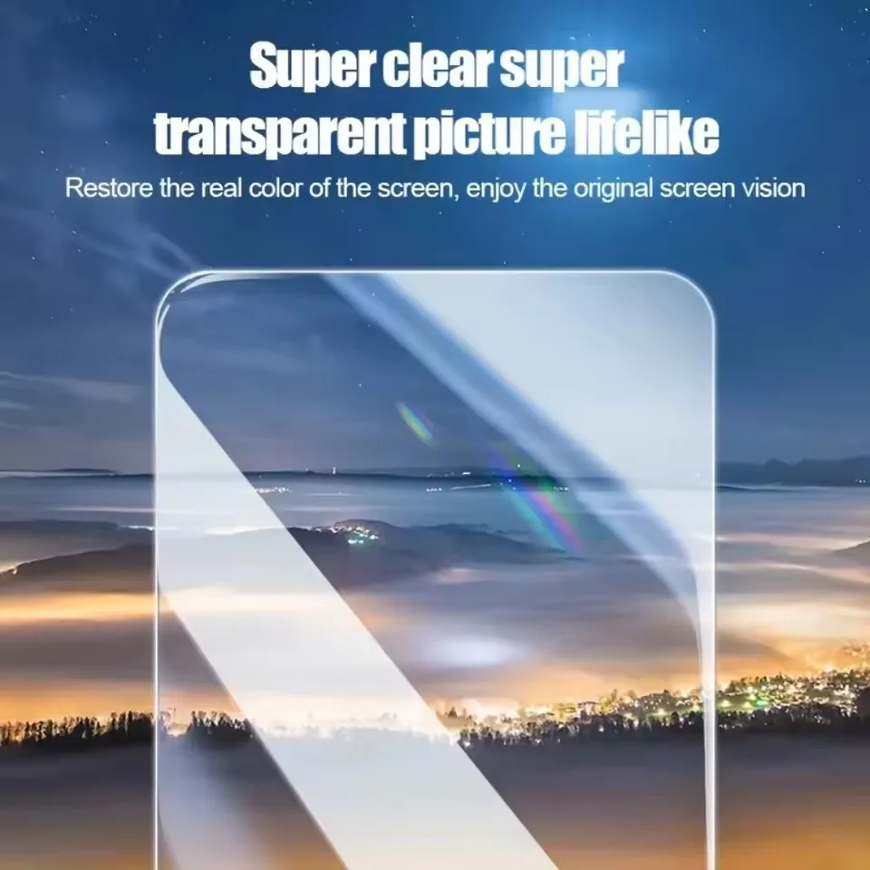 5 uds HD fácil de instalar vidrio templado sin polvo para iPhone 17 Pro Max 17 Air 17 Pro 16 Plus 15 14 11 XR SE Protector de pantalla - imagen 5