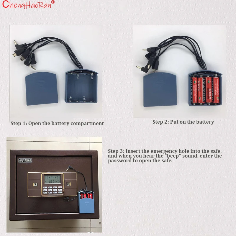 Caja de alimentación externa Universal, caja de batería de respaldo de carga de emergencia, bajo voltaje, sin energía, 1 ud. - imagen 5