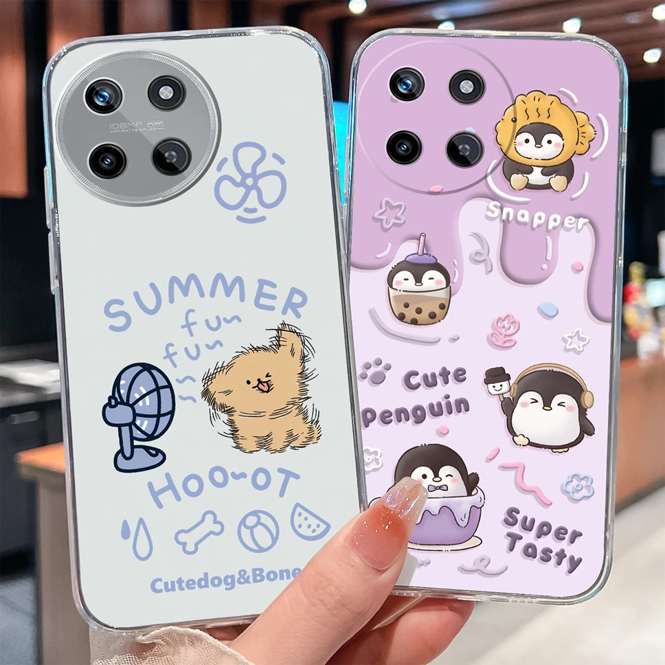 Para Realme 11 Pro Plus 11X Funda de teléfono flores suave TPU transparente silicona duradera Funda para Realme 11Pro + parachoques ligero - imagen 5