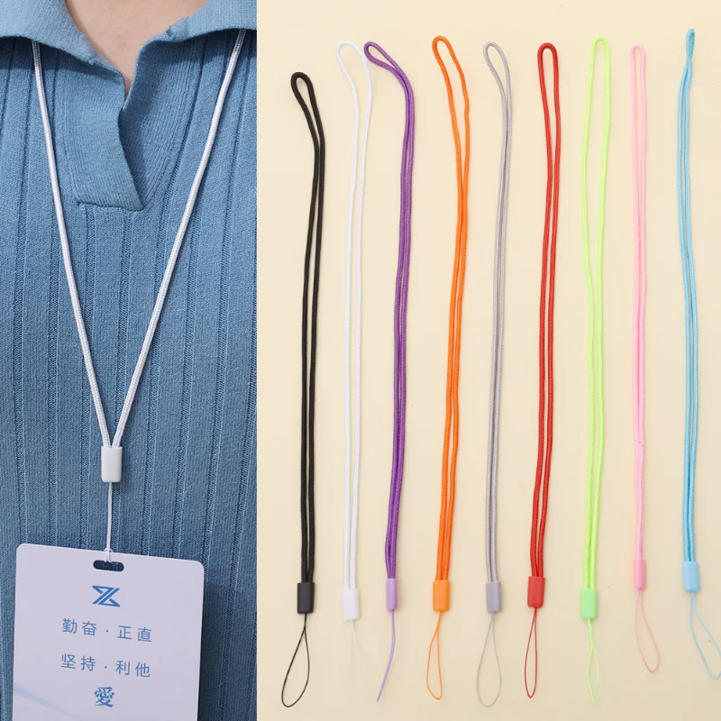 Cordón de nailon multiusos para colgar en el cuello, cuerda larga para teléfonos móviles, consolas de juegos portátiles, tarjetas de paso, cordones - imagen 3