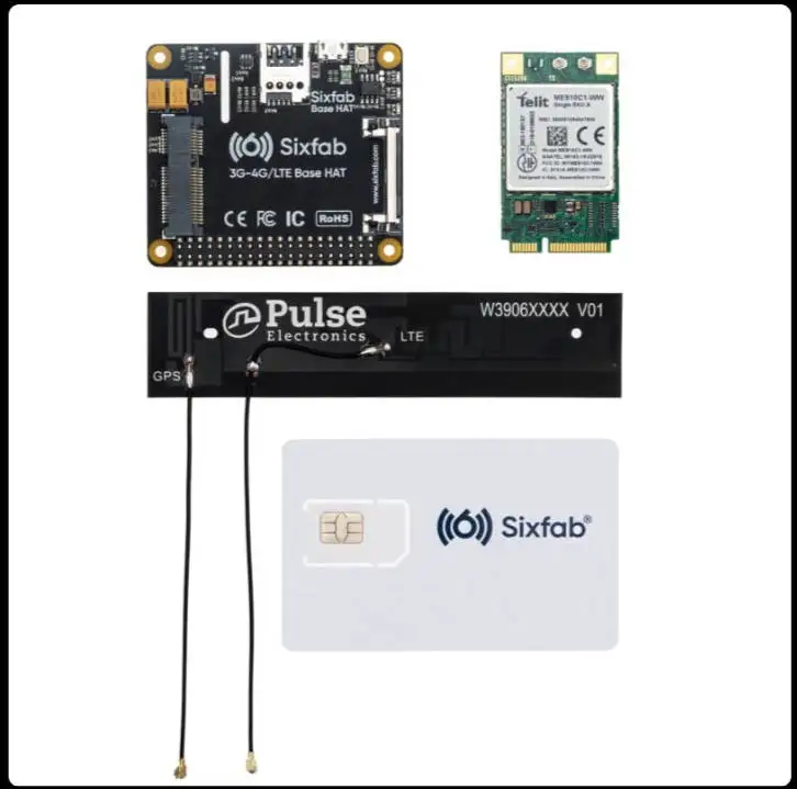 Kit IoT celular Raspberry Pi (LTE-M)