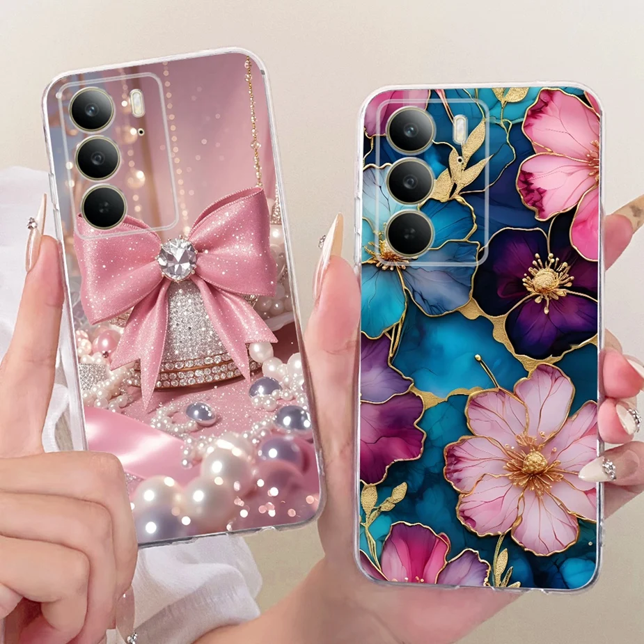 Para Realme C71 funda RMX5303 funda pintada Popular de lujo funda de teléfono delgada suave para Realme C75 C75x RealmeC71 RealmeC75 X 4G Shell - imagen 3