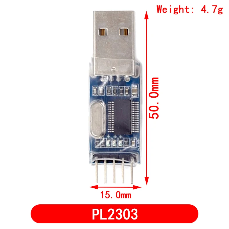 3 uds/lote = 1 Uds PL2303HX + 1 Uds CP2102 + 1 Uds CH340G USB a TTL para arduino PL2303 CP2102 módulo USB de 5 pines a UART TTL - imagen 5