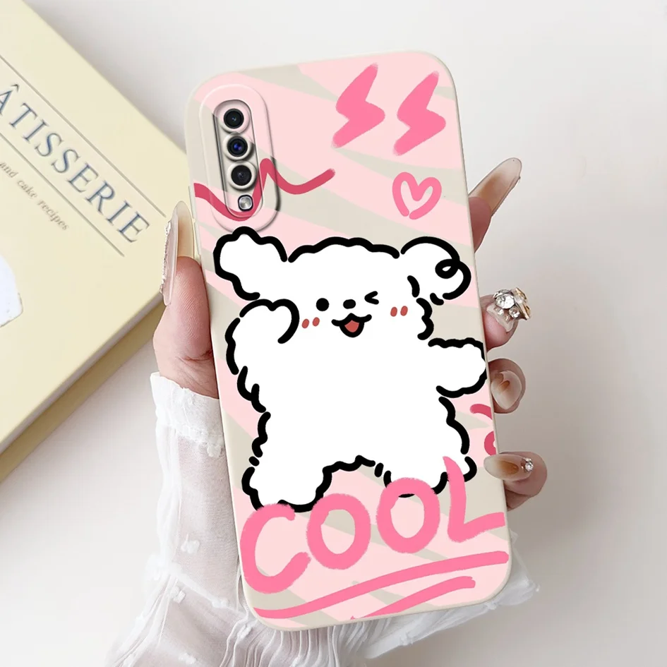 Para Samsung Galaxy A50 Funda SM-A505F Funda a prueba de golpes Funda de silicona suave pintada a la moda para Samsung A30S A50S A507F A307F Capa - imagen 2